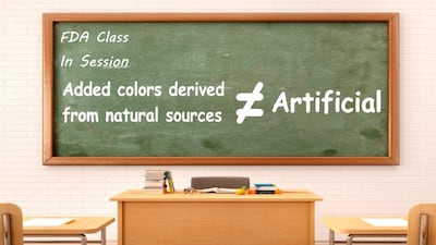 US FDA Explains: ‘Artificial’ Color Added To Food Doesn’t Equal Not Native To The Product
