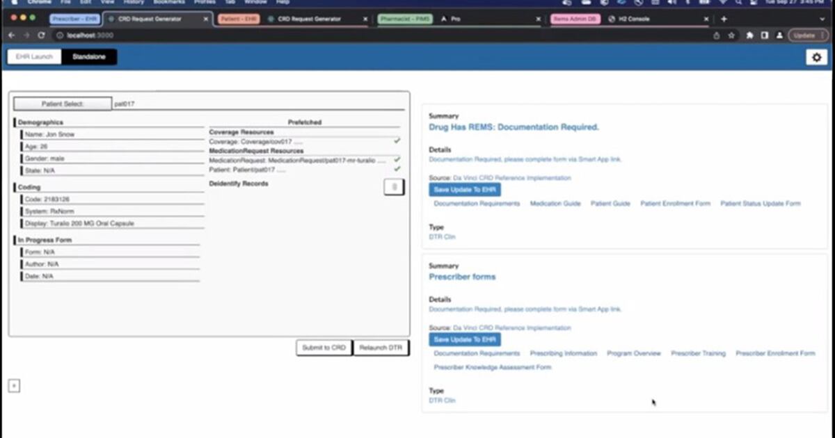 Rems Computer Program REMS Integration Into Electronic Health Records To Be Tested By US FDA ...