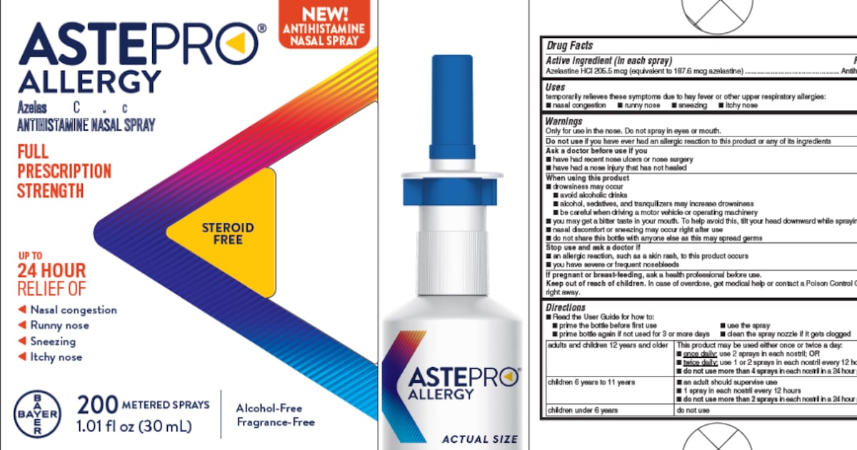 Astepro Rx Market Exclusivity Decision Pending For Bayer’s First-In-Class OTC ...